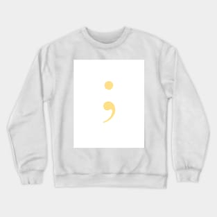 Semicolon Crewneck Sweatshirt